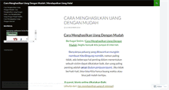 Desktop Screenshot of caramenghasilkanuangdenganmudah.wordpress.com