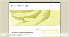 Desktop Screenshot of lifeonthevedge.wordpress.com