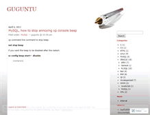 Tablet Screenshot of guguntu.wordpress.com
