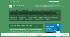 Desktop Screenshot of esopblog.wordpress.com