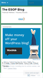 Mobile Screenshot of esopblog.wordpress.com