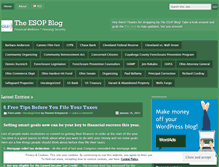 Tablet Screenshot of esopblog.wordpress.com