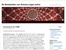 Tablet Screenshot of antoinelegat.wordpress.com