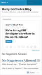 Mobile Screenshot of barrygottlieb.wordpress.com