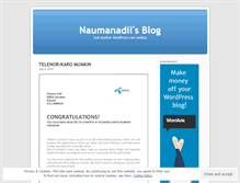 Tablet Screenshot of naumanadil.wordpress.com