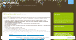 Desktop Screenshot of landonexchange.wordpress.com