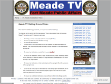 Tablet Screenshot of meadetv.wordpress.com