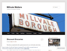 Tablet Screenshot of millvalematters.wordpress.com