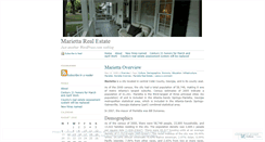 Desktop Screenshot of mariettarealestate101.wordpress.com