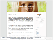 Tablet Screenshot of marianadiarco.wordpress.com