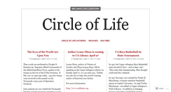 Desktop Screenshot of circleoflifepublishing.wordpress.com