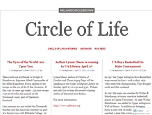 Tablet Screenshot of circleoflifepublishing.wordpress.com