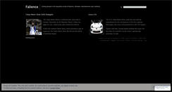 Desktop Screenshot of falience.wordpress.com