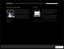 Tablet Screenshot of falience.wordpress.com