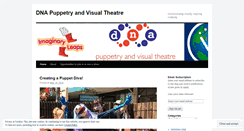 Desktop Screenshot of dnapuppetry.wordpress.com