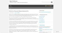 Desktop Screenshot of bellyfatburner.wordpress.com