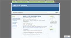 Desktop Screenshot of cwurankandfile.wordpress.com