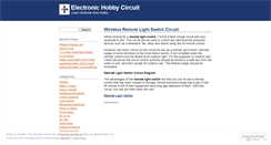 Desktop Screenshot of electronichobbycircuit.wordpress.com