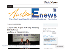 Tablet Screenshot of naanews.wordpress.com