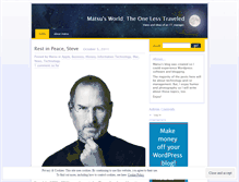 Tablet Screenshot of matsu.wordpress.com