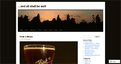 Desktop Screenshot of andallshallbewell.wordpress.com