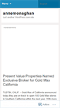 Mobile Screenshot of annemonaghan.wordpress.com