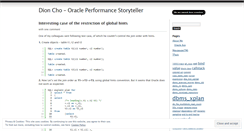 Desktop Screenshot of dioncho.wordpress.com