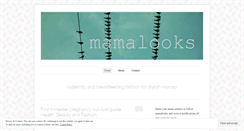 Desktop Screenshot of mamalooks.wordpress.com