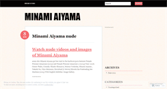 Desktop Screenshot of minamiaiyama.wordpress.com