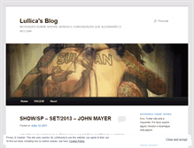 Tablet Screenshot of lullica.wordpress.com