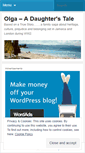 Mobile Screenshot of olgasdaughter.wordpress.com