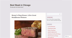 Desktop Screenshot of beststeakinchicago.wordpress.com