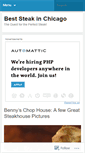 Mobile Screenshot of beststeakinchicago.wordpress.com