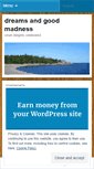Mobile Screenshot of dreamsandgoodmadness.wordpress.com