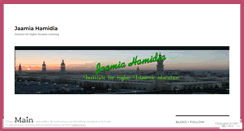 Desktop Screenshot of jaamiahamidia.wordpress.com