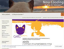 Tablet Screenshot of gatonejo.wordpress.com