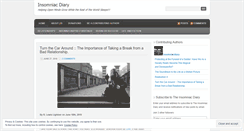 Desktop Screenshot of insomniacdiary.wordpress.com