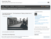 Tablet Screenshot of insomniacdiary.wordpress.com