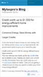 Mobile Screenshot of mytaxpro.wordpress.com
