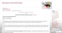 Desktop Screenshot of metaphysicalworld.wordpress.com