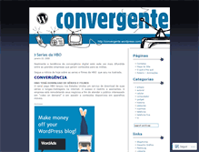 Tablet Screenshot of convergente.wordpress.com