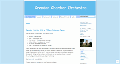 Desktop Screenshot of crendonchamberorchestra.wordpress.com