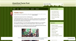 Desktop Screenshot of junctionfarmfest.wordpress.com