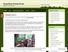 Tablet Screenshot of junctionfarmfest.wordpress.com