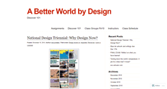 Desktop Screenshot of abetterworldbydesign.wordpress.com