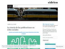 Tablet Screenshot of eidrien.wordpress.com