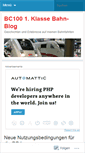 Mobile Screenshot of bc100first.wordpress.com