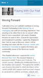 Mobile Screenshot of prayingwithourfeet.wordpress.com