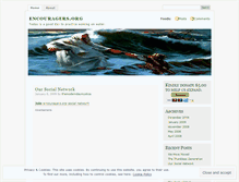 Tablet Screenshot of encouragersdotorg.wordpress.com