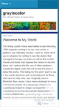 Mobile Screenshot of grayiscolor.wordpress.com